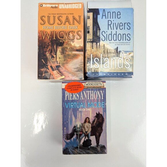 Audiobooks Cassettes Lot of 3 Love/Romance/Adventure Preowned Read Description - Picture 1 of 11
